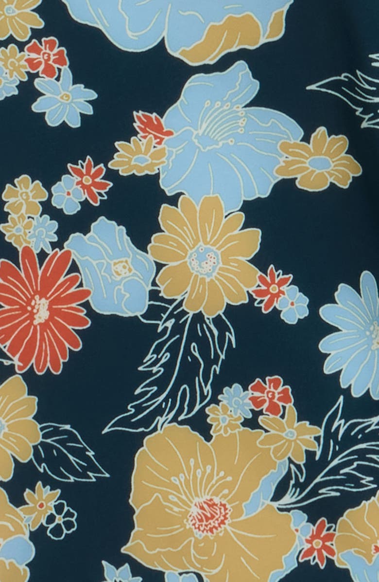 Rip Curl Kids' Pacific Floral Print Swim Trunks, Alternate, color, Dark Navy