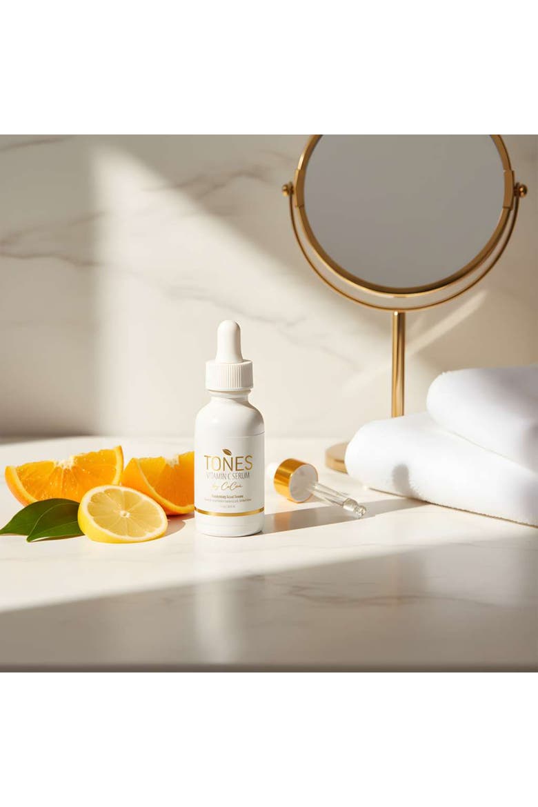 Vitamin C Serum with Probiotics - Anti-Acne & Dark Spot Corrector 29.5ml, Alternate, color, with golden words