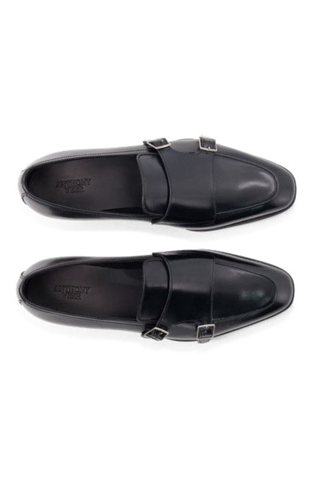 Anthony Veer Beaumont Double Monk, Alternate, color, Obisidian Black Leather