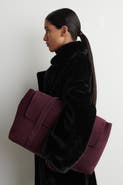 COS Easel Tote Bag - Suede