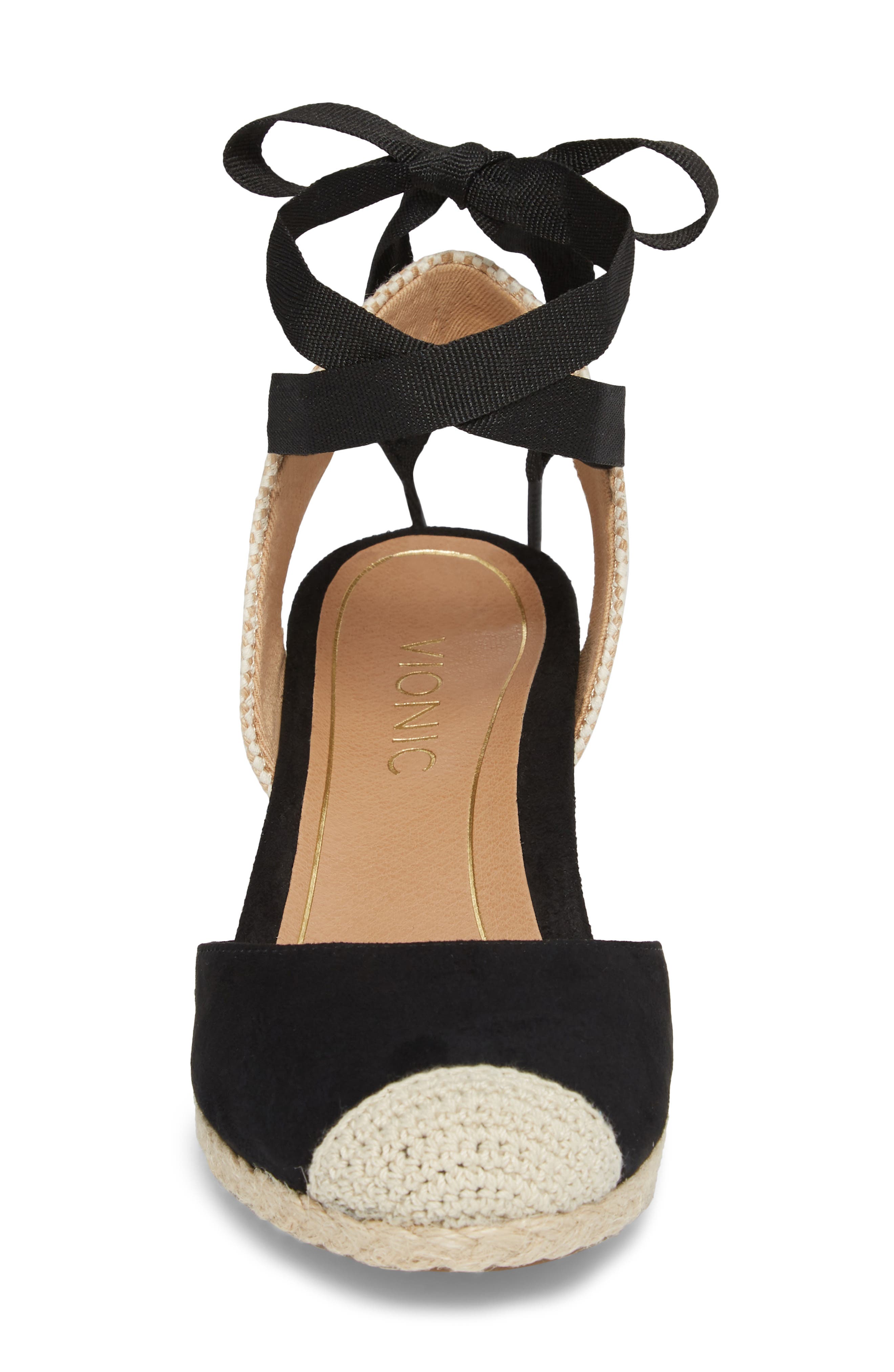 VIONIC WITH ORTHAHEEL Vionic Maris Orthaheel<sup>®</sup> Espadrille Wedge Sandal, Alternate, color, 