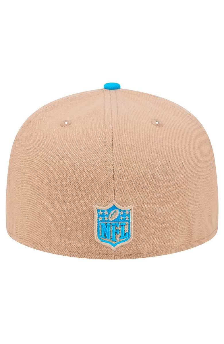 New Era Men's New Era Tan Carolina Panthers   Logo Main 59FIFTY Fitted Hat, Alternate, color, Tan