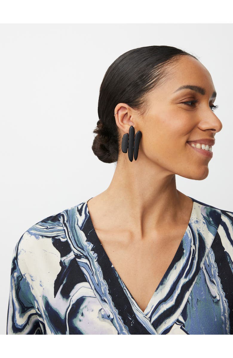 Masai Copenhagen MaDaciana 3/4 Sleeve V-Neck Blouse, Alternate, color, Wisteria