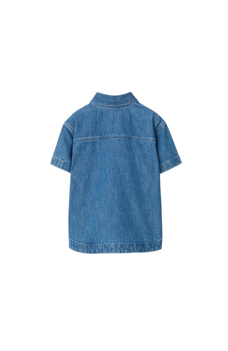 Burberry Denim Shirt, Alternate, color, Vintage Denim