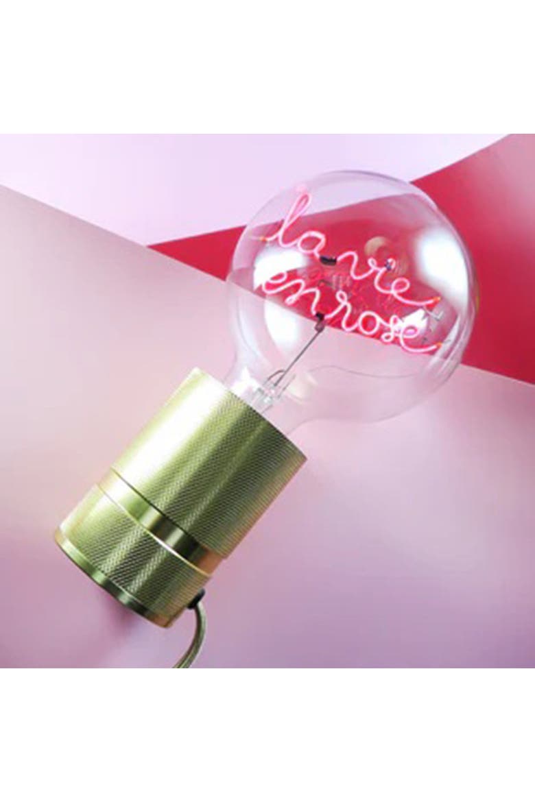 Rose Portable Table Lamp, Alternate, color, Gold