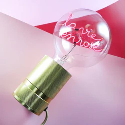 Mitb Rose Portable Table Lamp In Gold