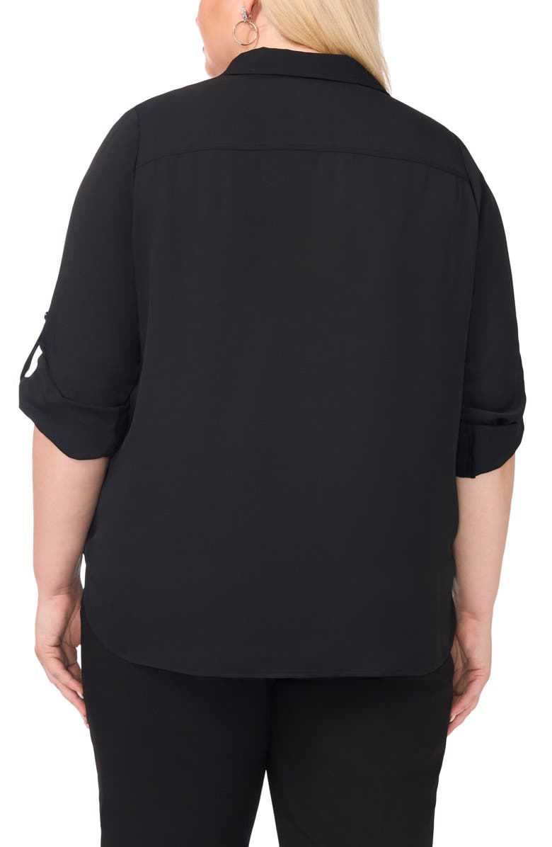 Halogen<sup>®</sup> Utility Roll Tab Cuff Button-Up Shirt, Alternate, color, 