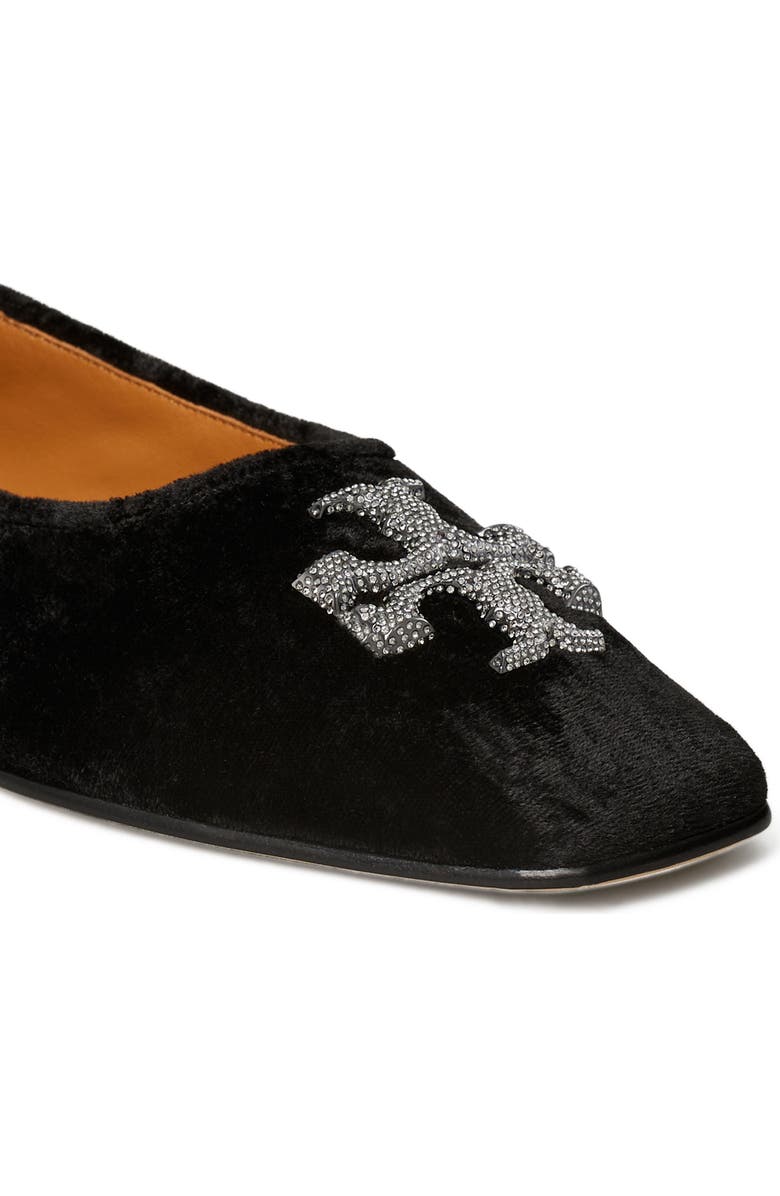 Tory Burch Eleanor Crystal Ballet Flat, Alternate, color,