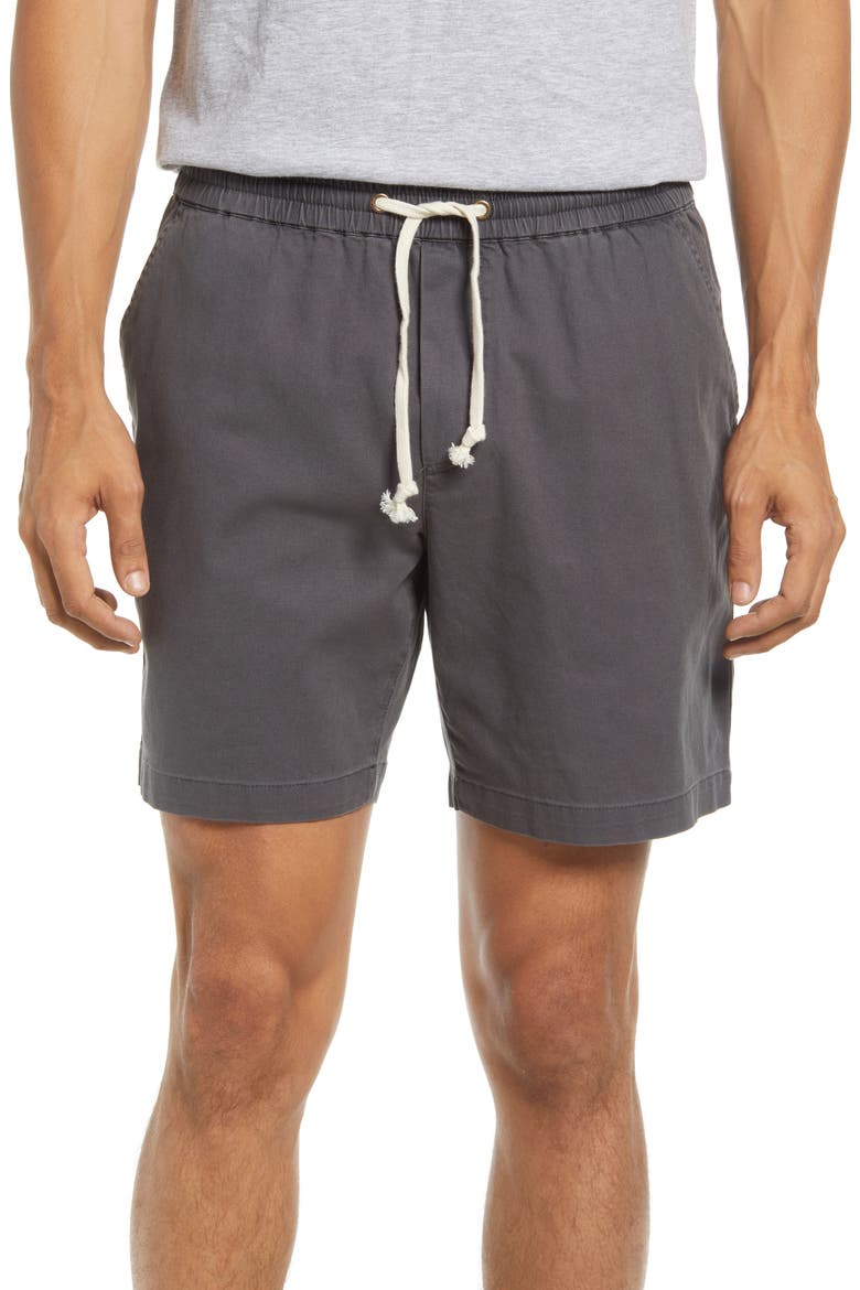 Men's Saturday Shorts, Main, color, FADED BLACK