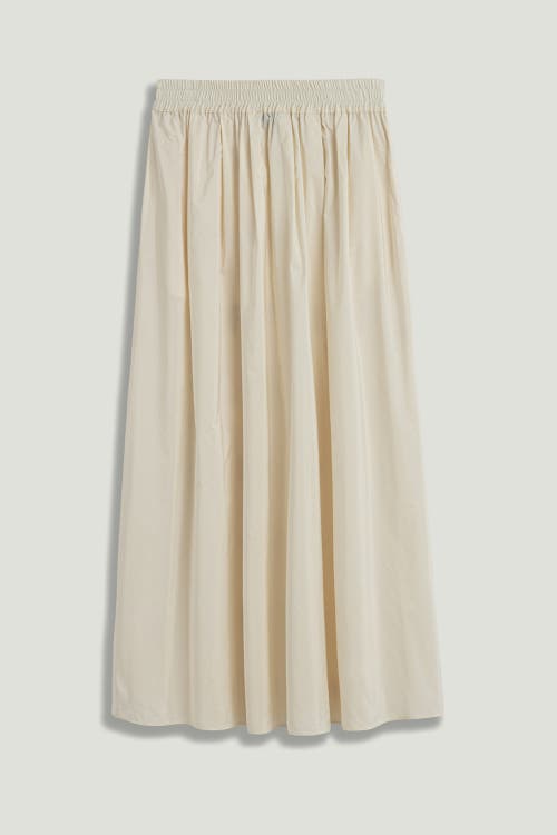Nocturne Beaded Embroidered Maxi Skirt In Neutral