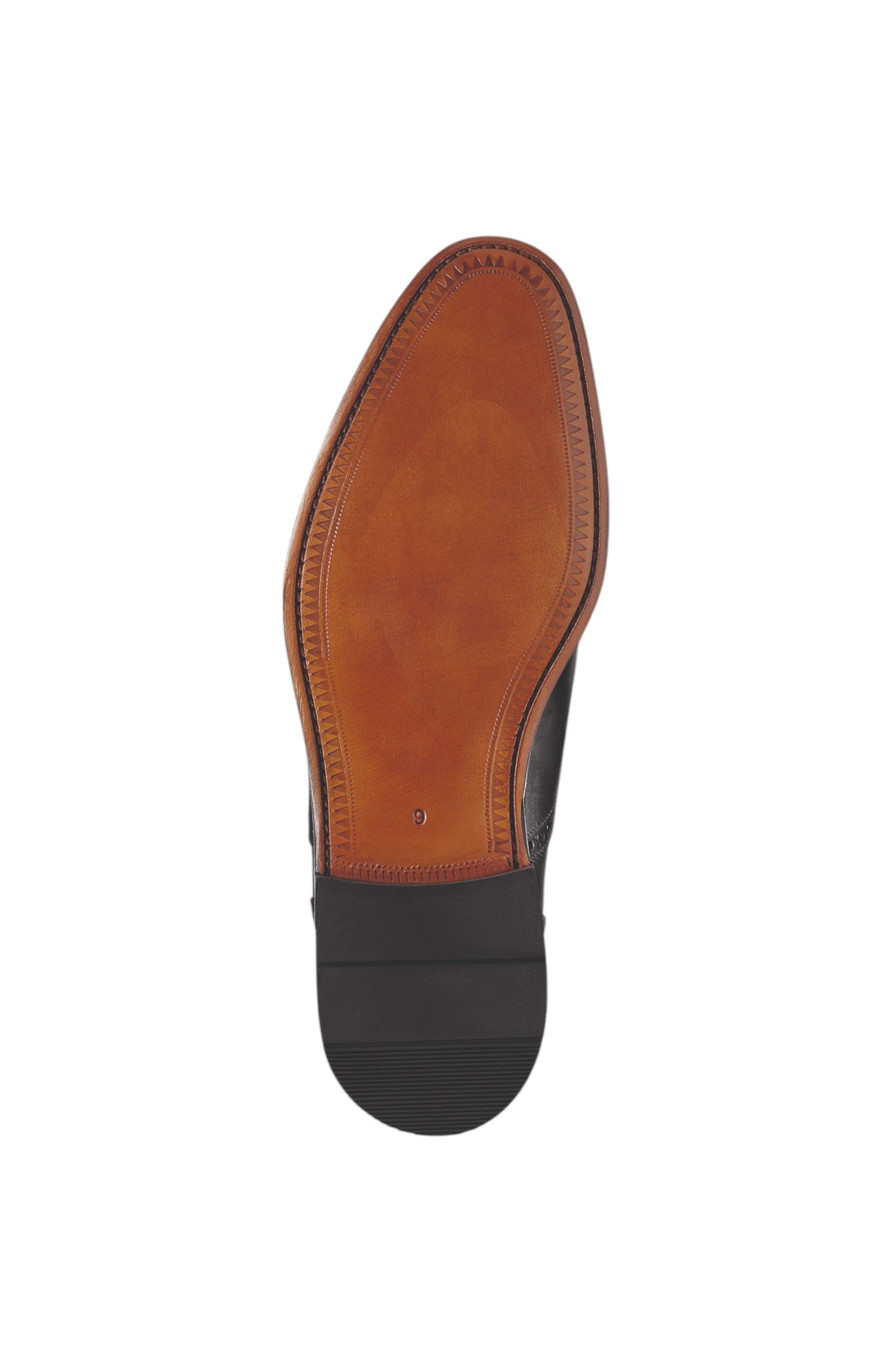 Leather Oxford Brogue Shoes, Alternate, color, Black