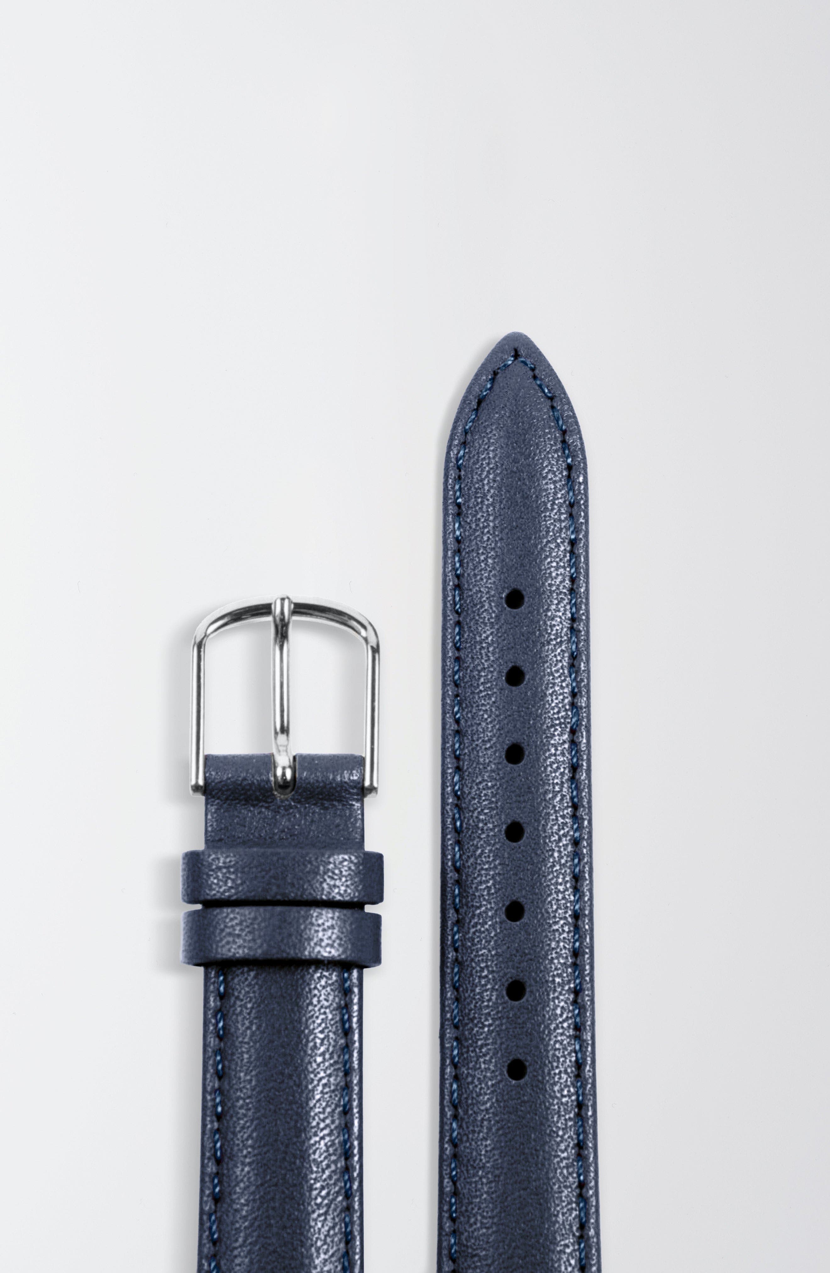 Navy Strap - Silver Buckle
