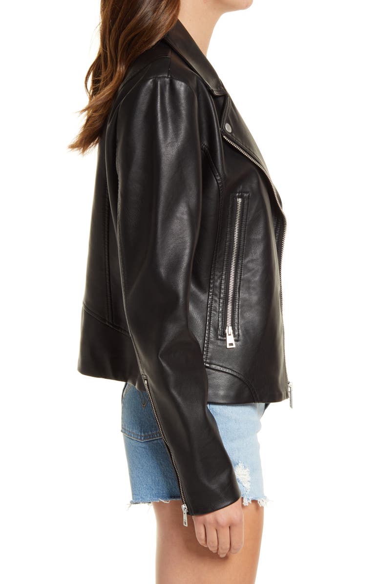 Levi's<sup>®</sup> Faux Leather Moto Jacket, Alternate, color,