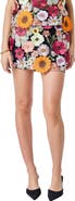 Endless Rose Floral Embroidered High Waist Miniskirt