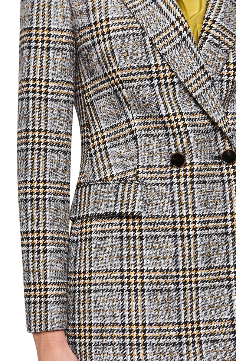 Reiss Leighton Windowpane Check Double Breasted Blazer, Alternate, color, 