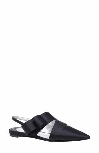 bianca pointed toe slingback flat