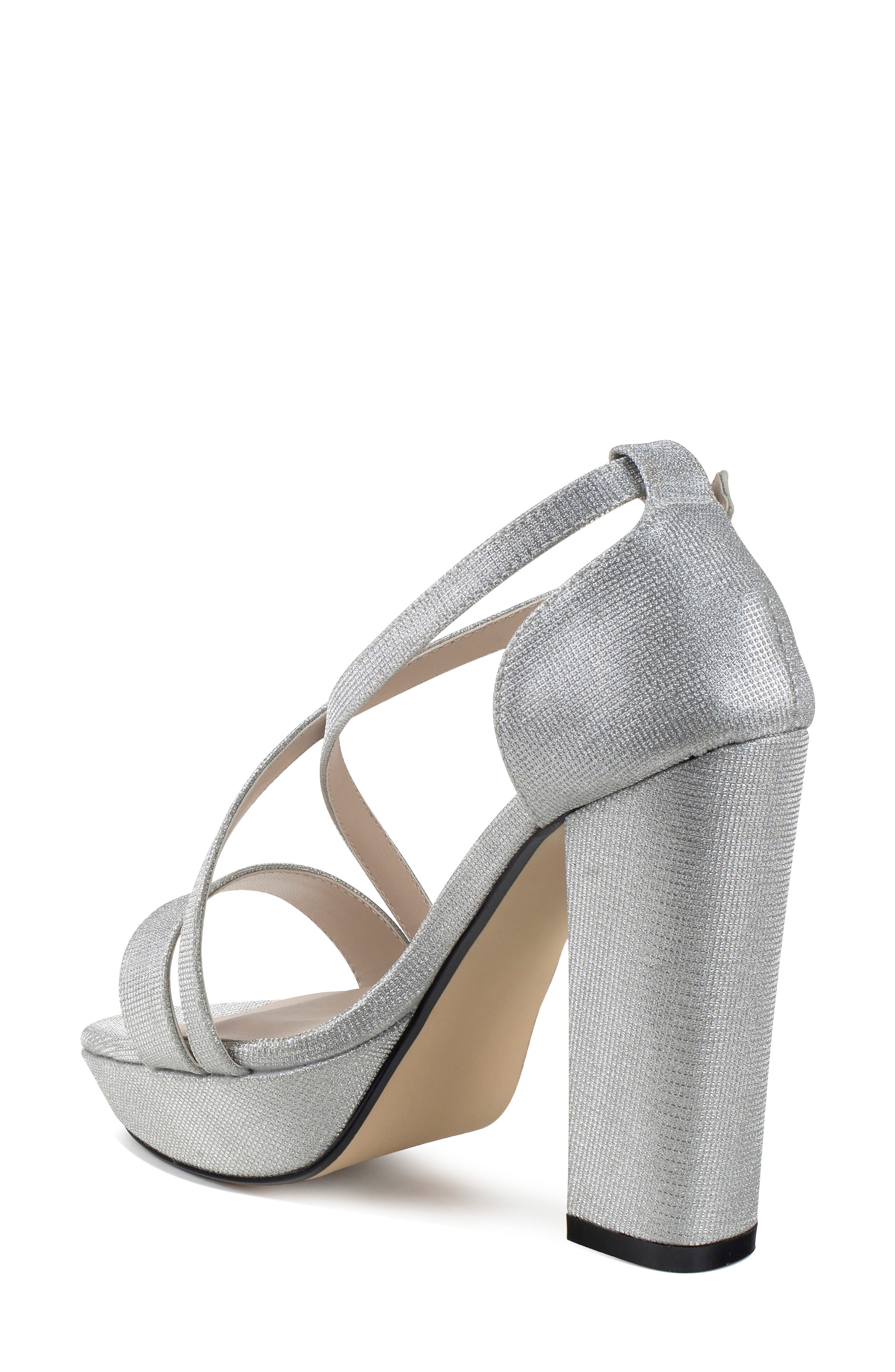Touch Ups Chloe Platform Sandal, Alternate, color, Silver