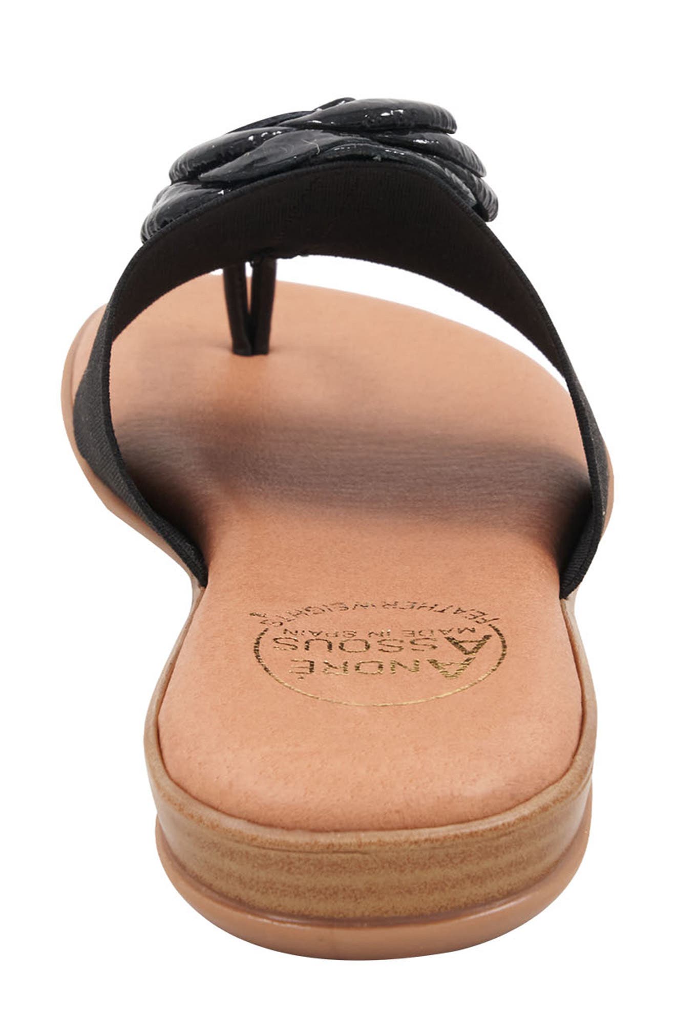 André Assous Nara Sandal, Alternate, color, Black Patent