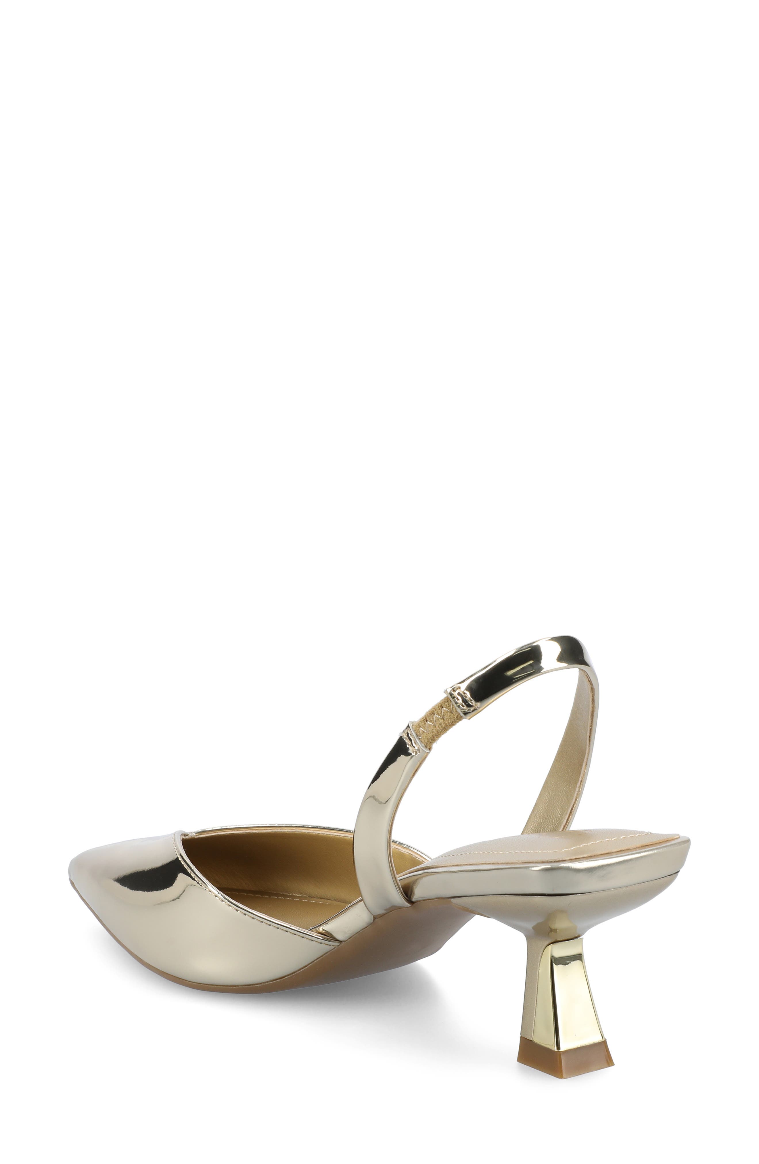 Fallon Slingback Pump, Alternate, color, GOLD