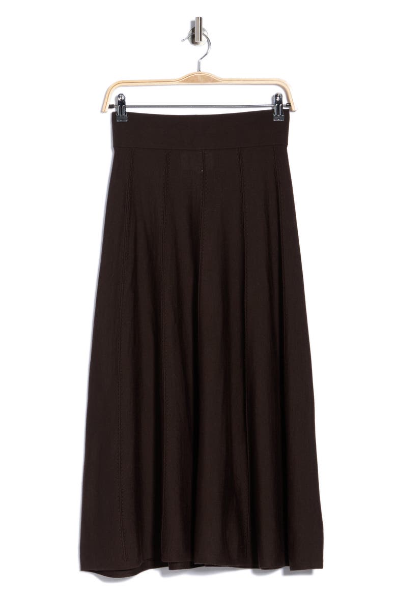 Willow Virgin Wool Rib Skirt, Main, color, DELICIOSO