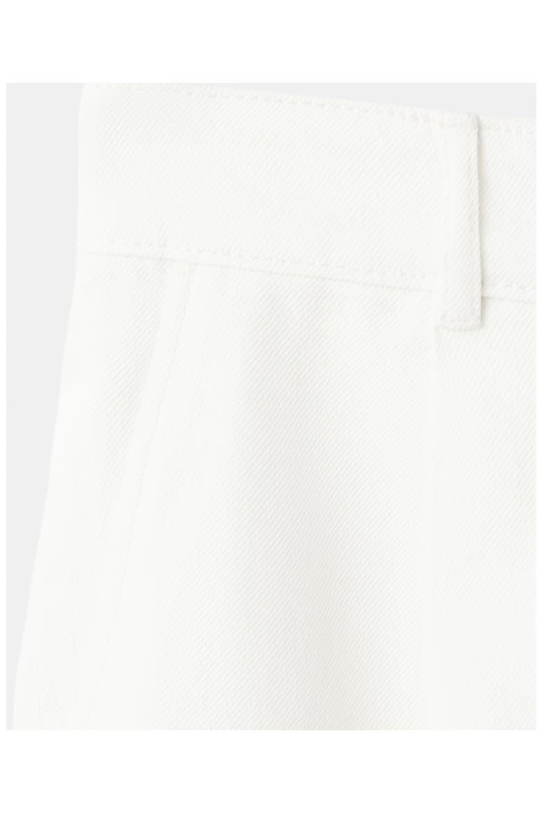 Mid Rise Denim Bermuda Shorts, Alternate, color, OFF WHITE
