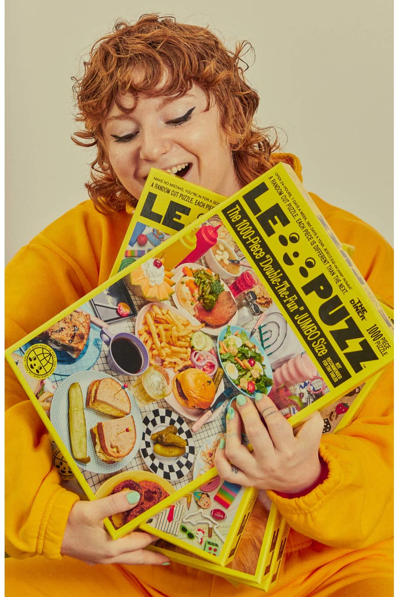 The Diner 1000-piece Jigsaw Puzzle, Alternate, color, Yellow
