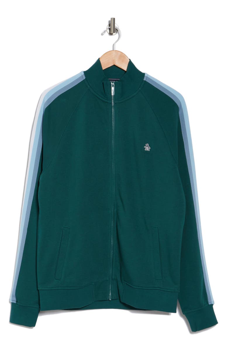 Original Penguin Stripe Track Jacket, Alternate, color,