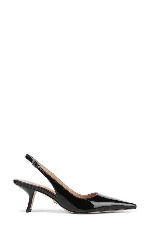 Shop Sam Edelman Bianka Slingback Pump In Black Patent