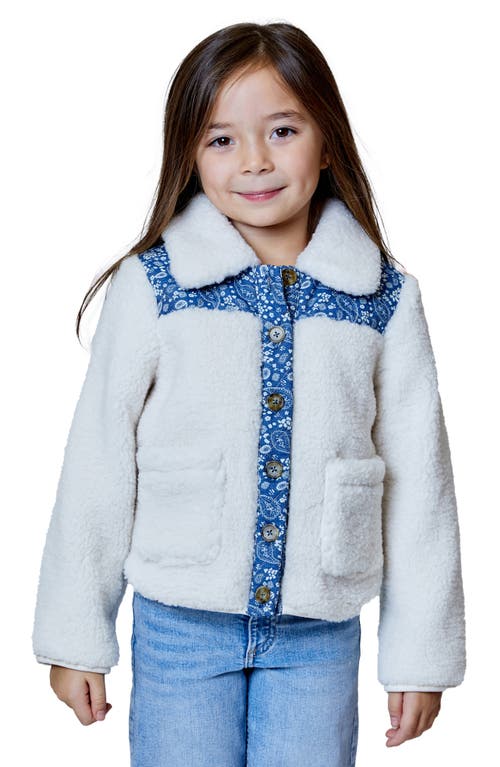 Design History Kids' High Pile Fleece Jacket In Multi