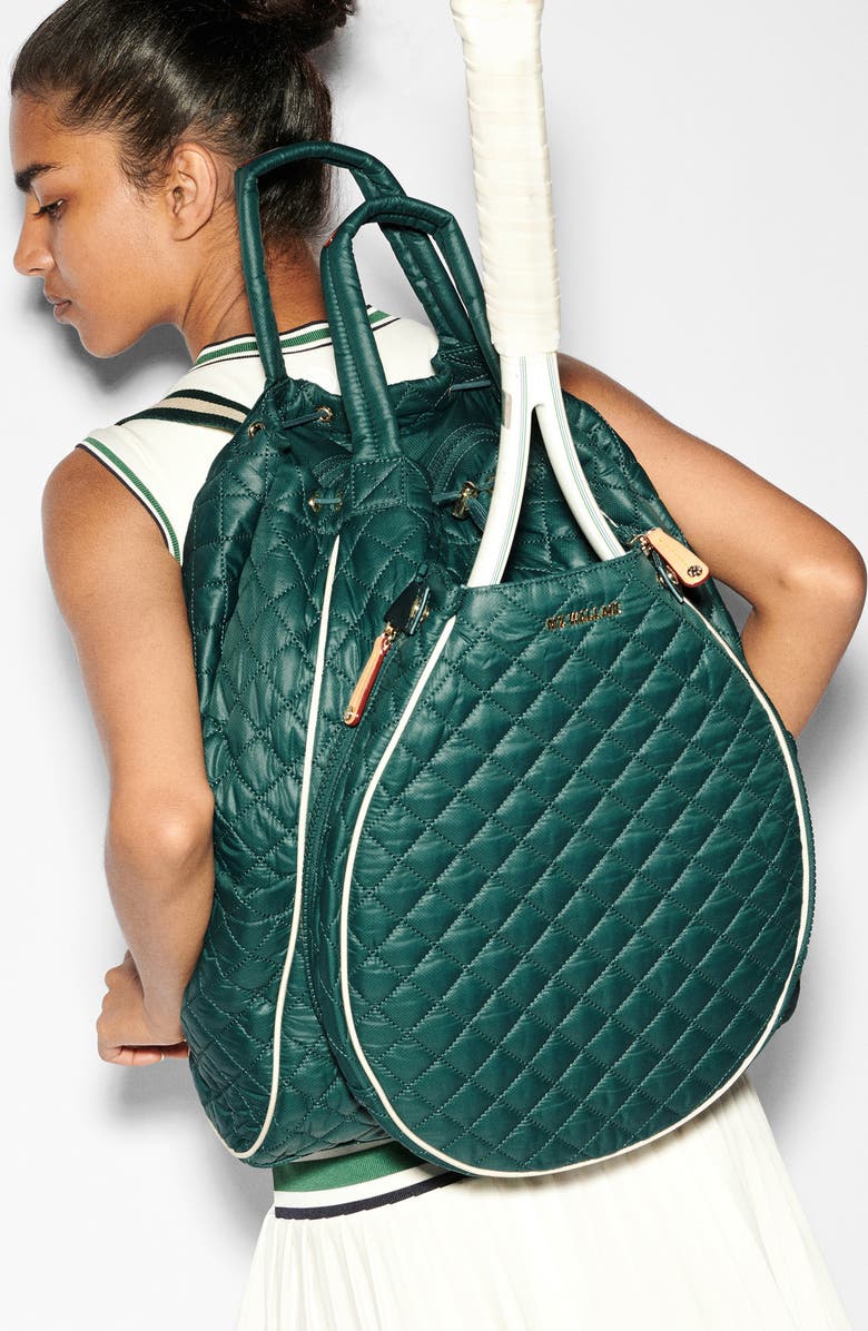 MZ Wallace Doubles Convertible Quilted Tennis Backpack, Alternate, color,