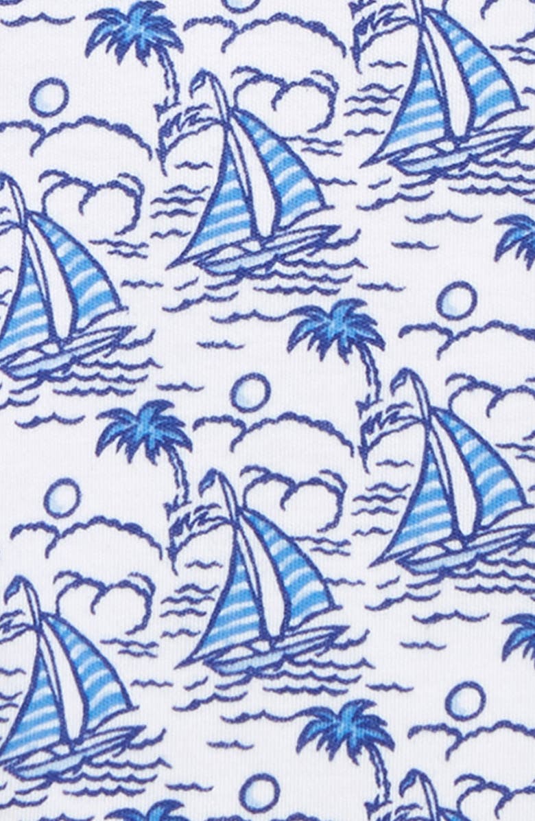 vineyard vines Sailboats Bodysuit, Alternate, color, 