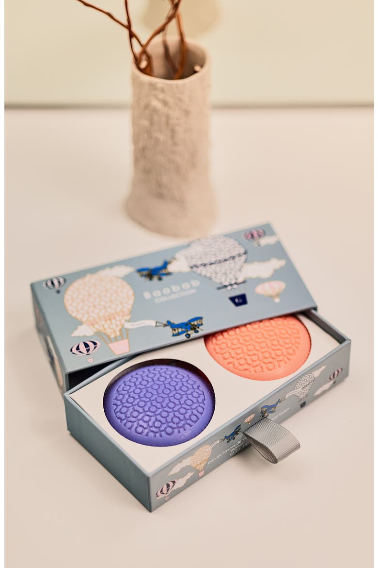 Women & Gentlemen Soap Gift Set, Alternate, color, PINK/ BLUE