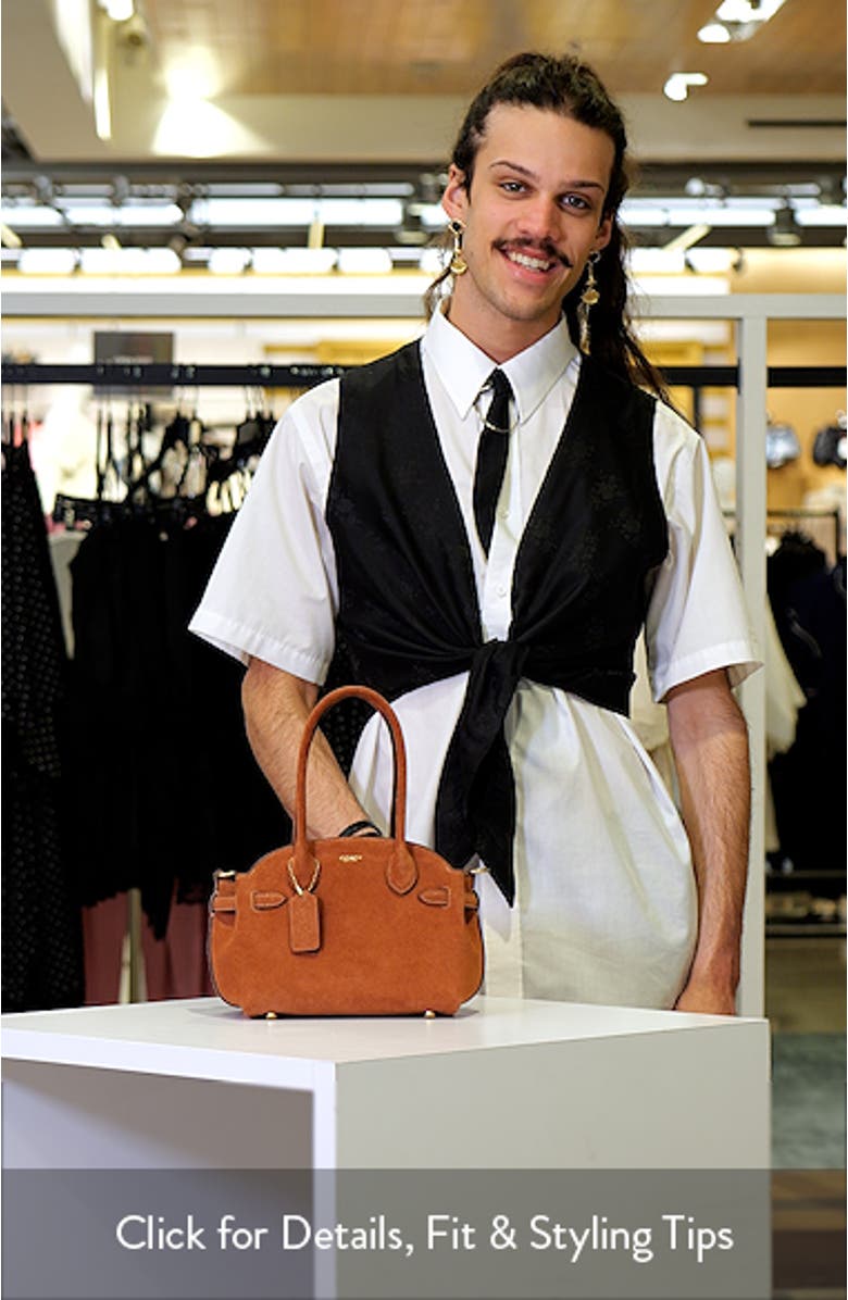 Soft Empire 21 Suede Carryall Bag, sales video thumbnail