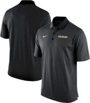 Nike Men's Nike Black Colorado Buffaloes Stadium Stripe Performance Team Polo