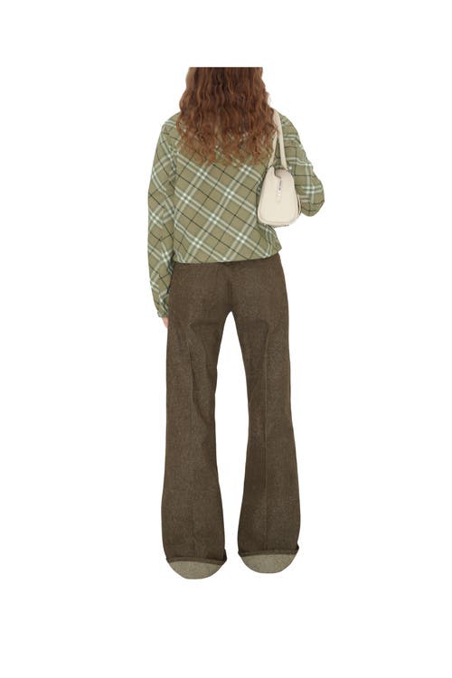 Burberry Reversible Equestrian Twill Jacket In Skylark