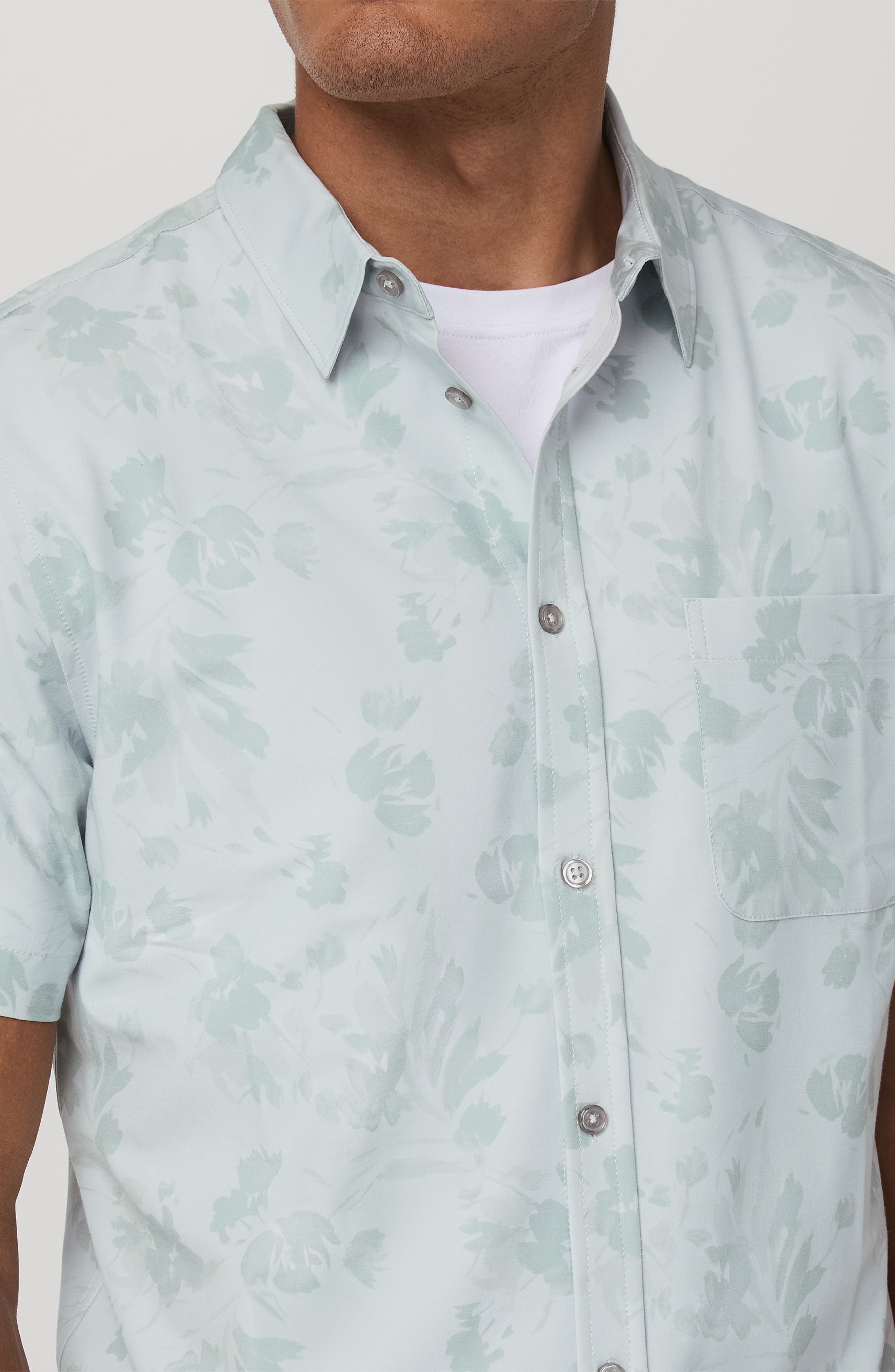 Short Sleeve Bridge Button-Up Shirt - image 4