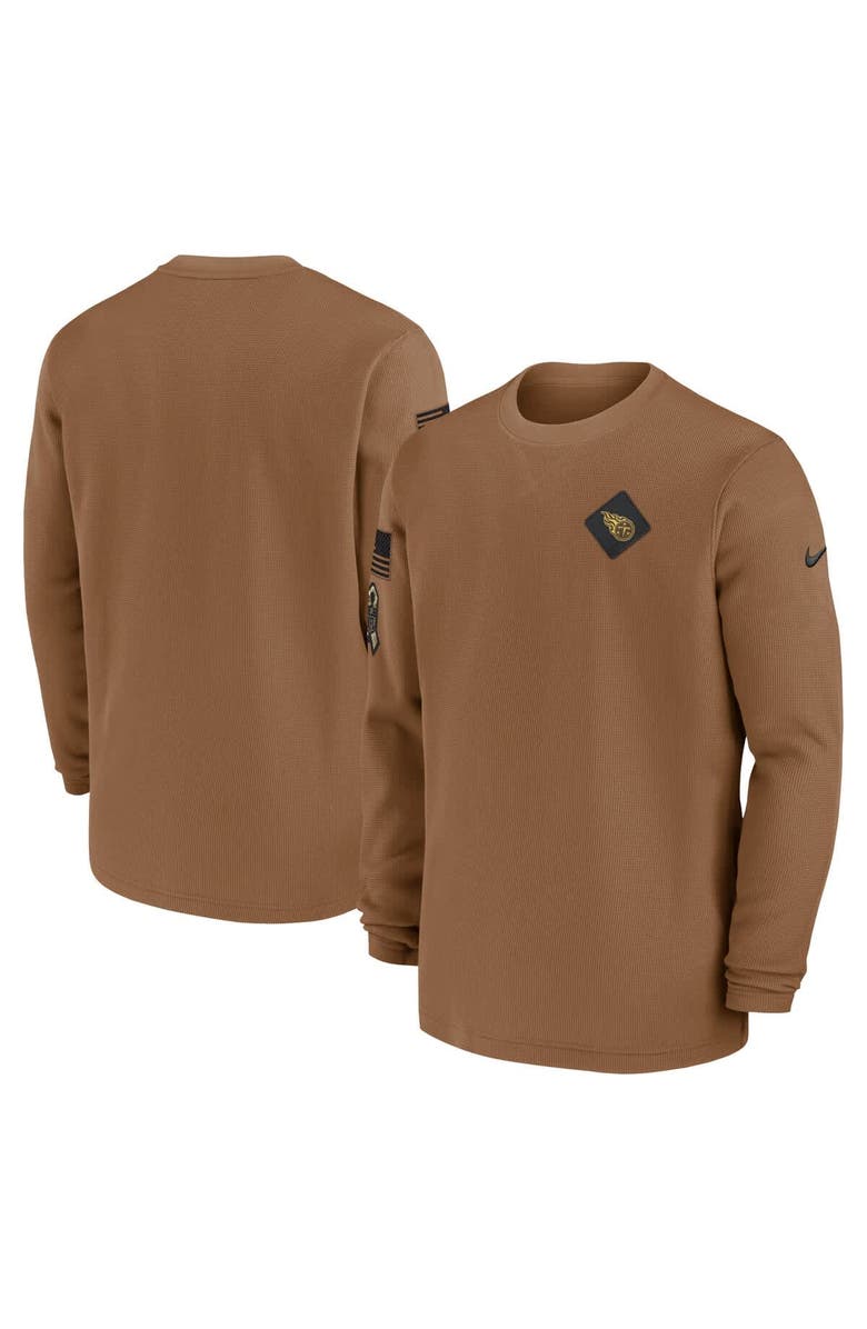 Nike Men's Nike Brown Tennessee Titans Salute to Service Pullover Sweatshirt, Alternate, color, 