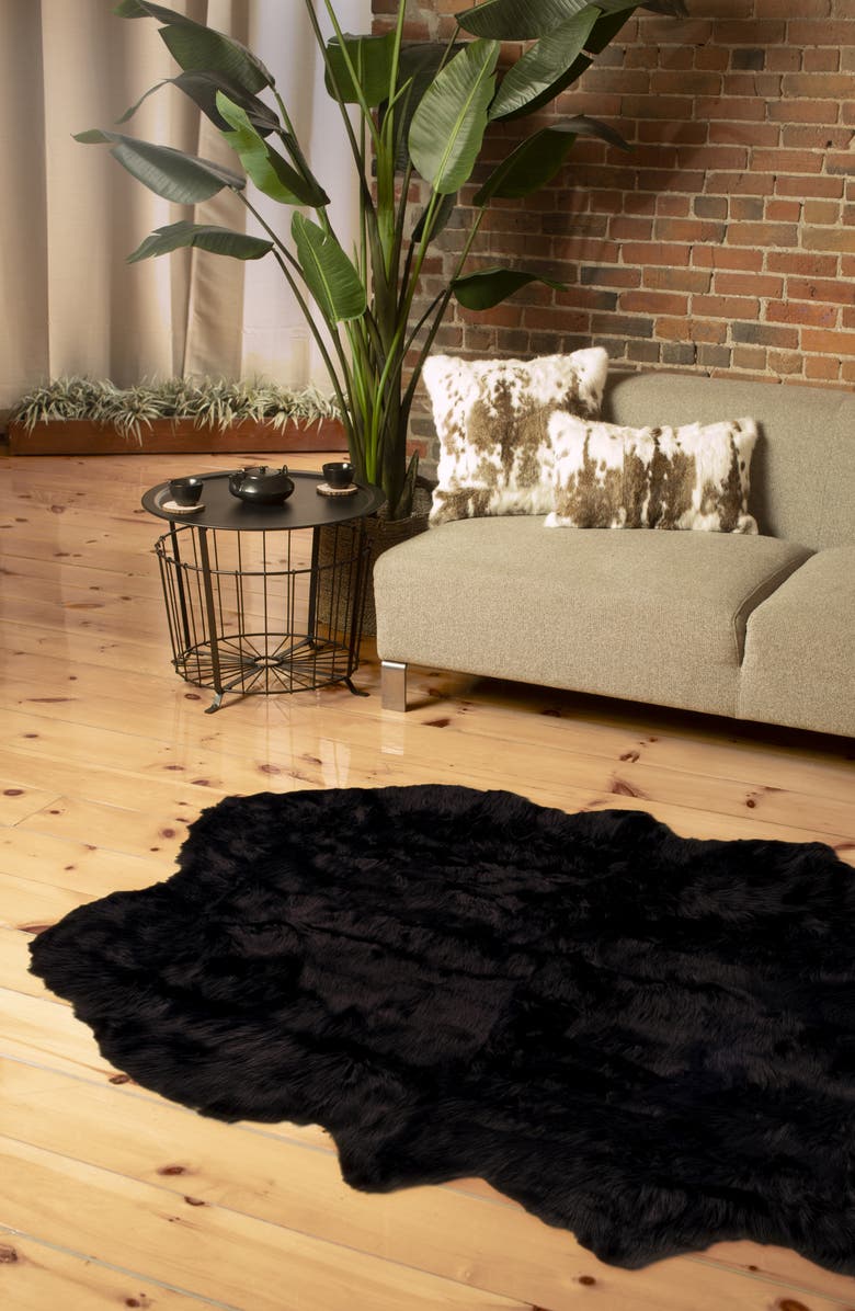 LUXE Gordon Faux Shearling Rug, Alternate, color, 