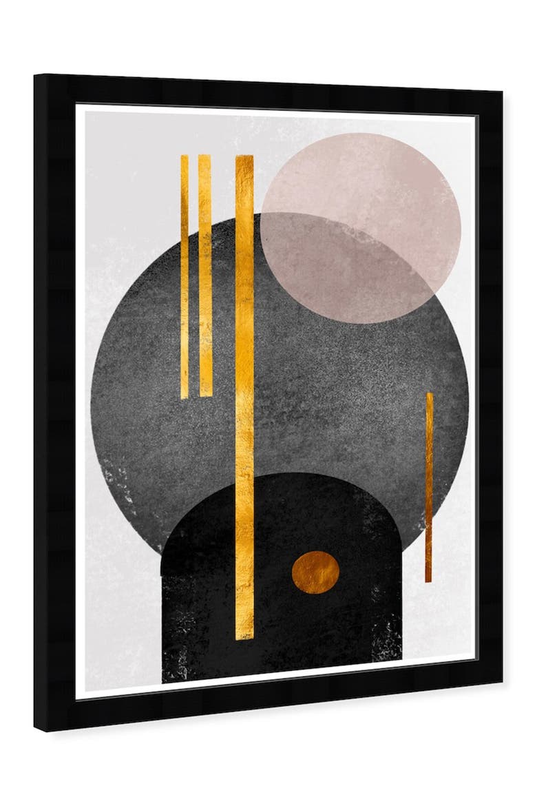 Modern Day Shapes Beige Framed Wall Art, Alternate, color, BEIGE