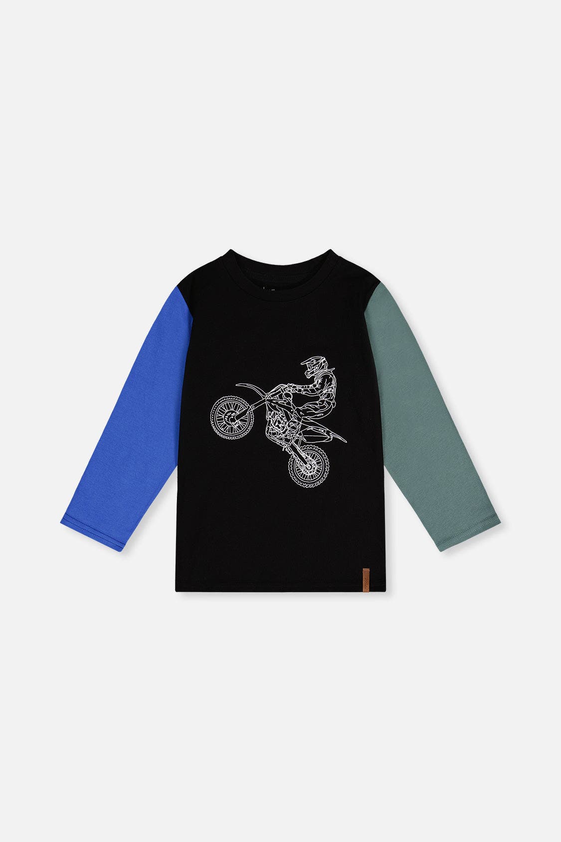 selected Black, Blue and Green