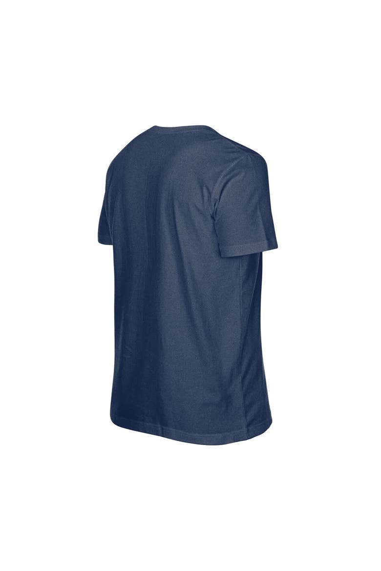 Men's New Era Navy Chicago Cubs  Oversized Throwback Distressed T-Shirt, Alternate, color, Navy