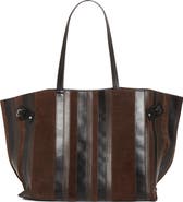 Proenza Schouler Days Striped Leather Tote