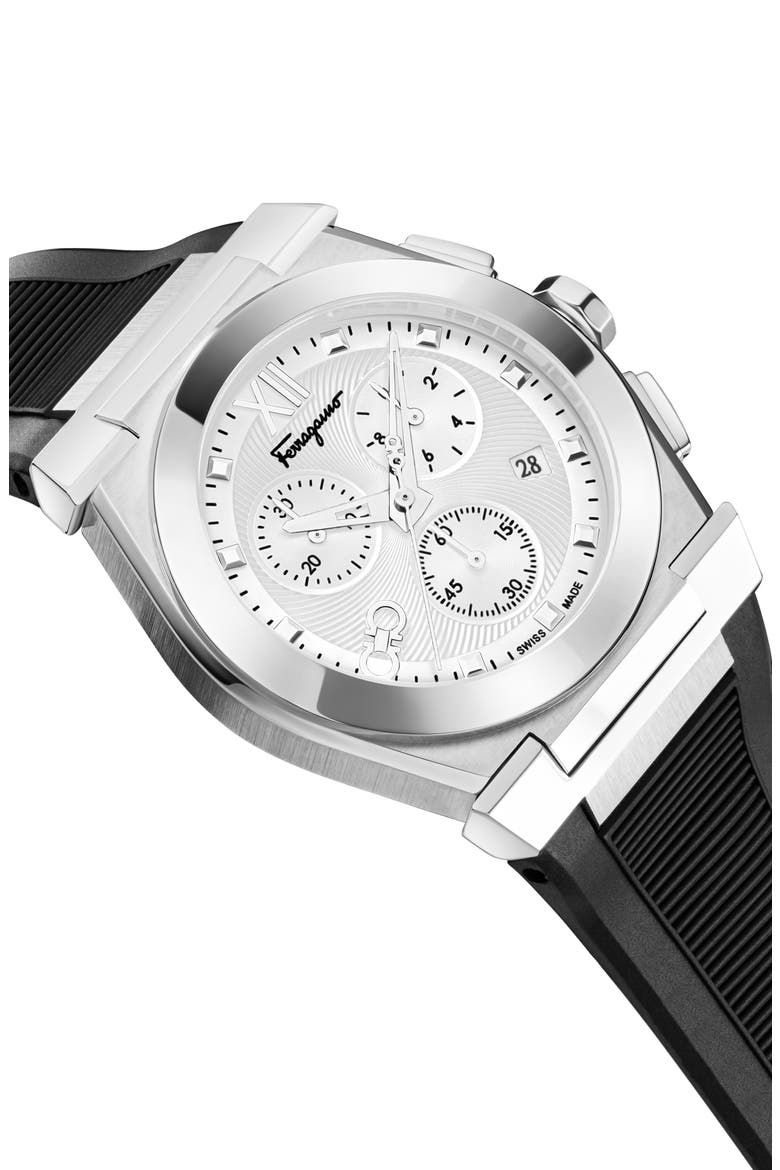 Vega Chronograph Swiss Quartz Watch, 40mm, Alternate, color, STAINLESS STEEL