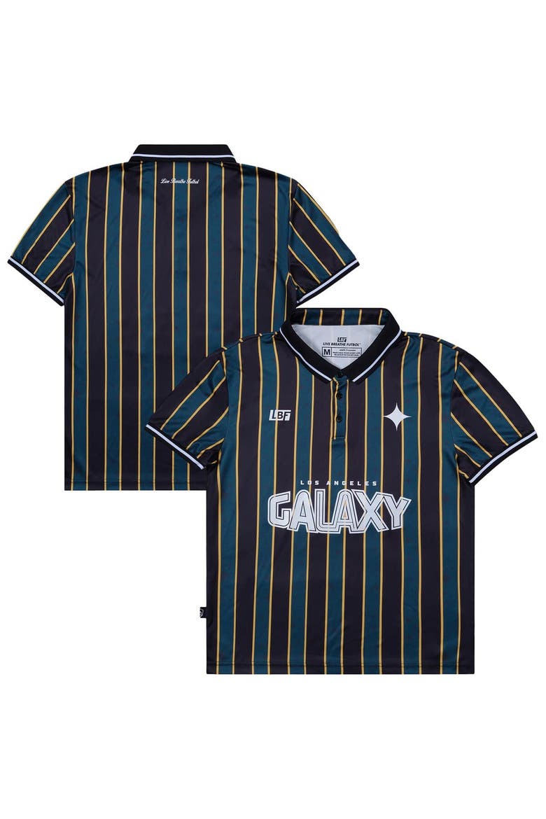 Unisex Live Breathe Futbol Green LA Galaxy Polo, Main, color, Green