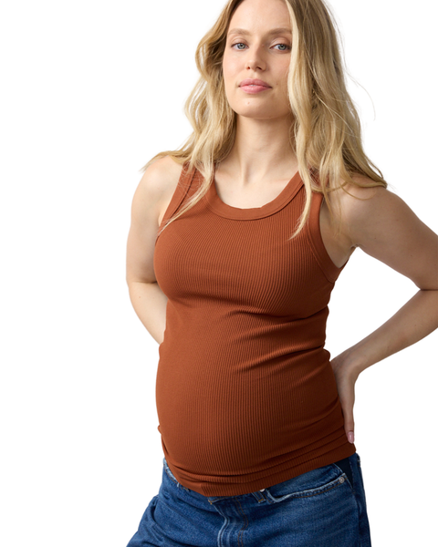 Seamless Maternity Rib Tank