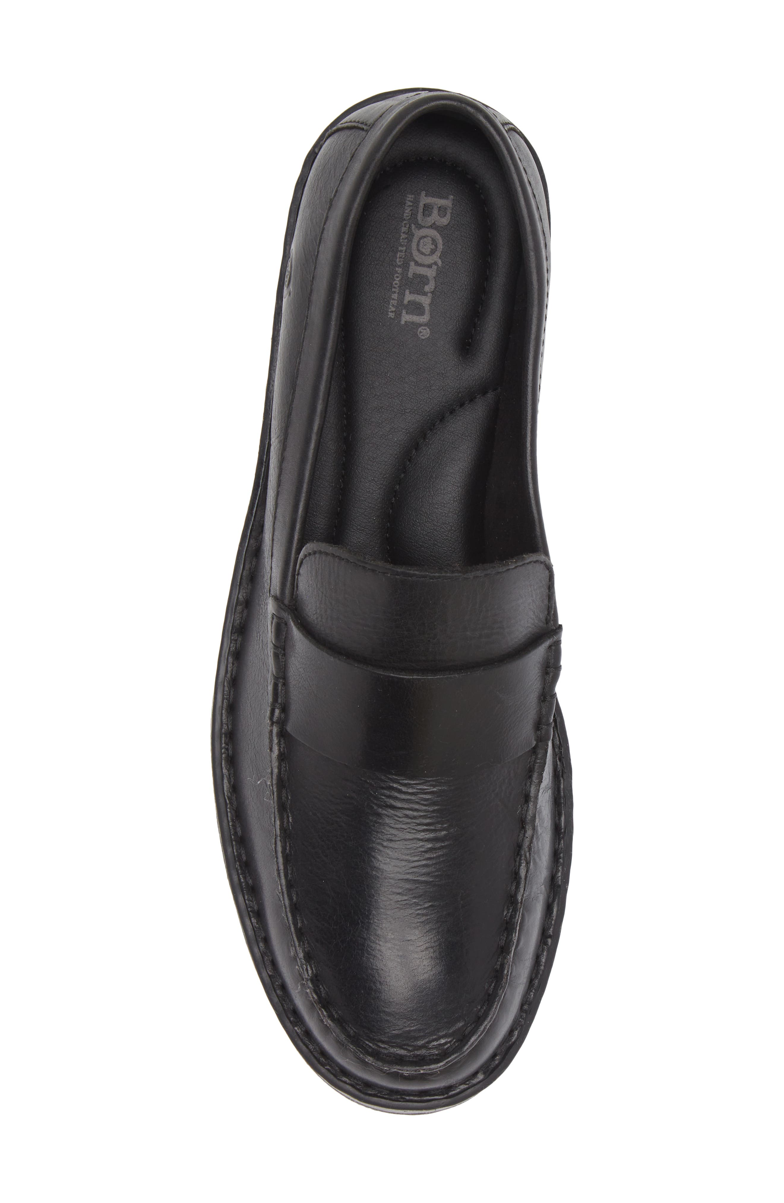 Børn Celeste Lug Loafer, Alternate, color, Black Fullgrain