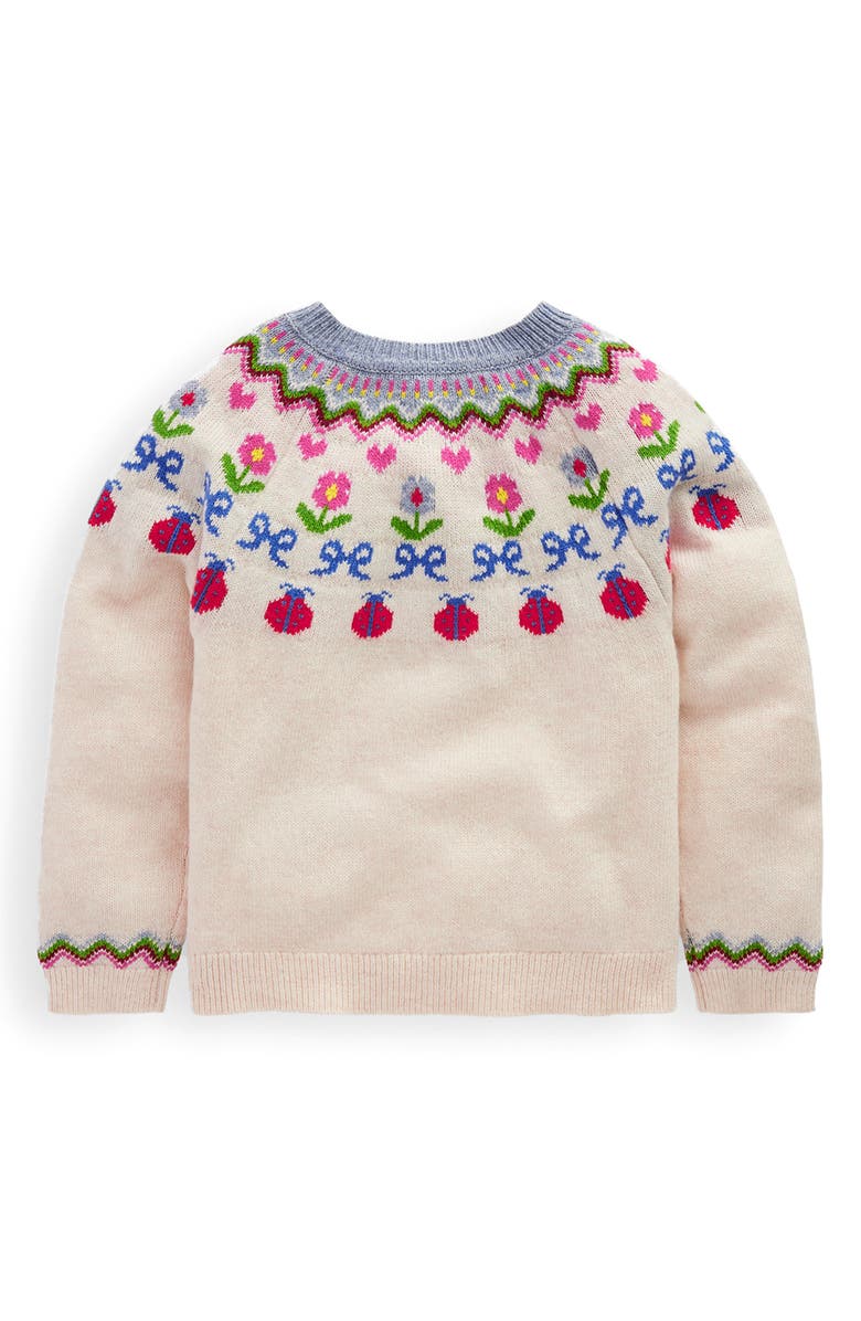 Mini Boden Kids
 Edie Fair Isle Cardigan, Alternate, color, 