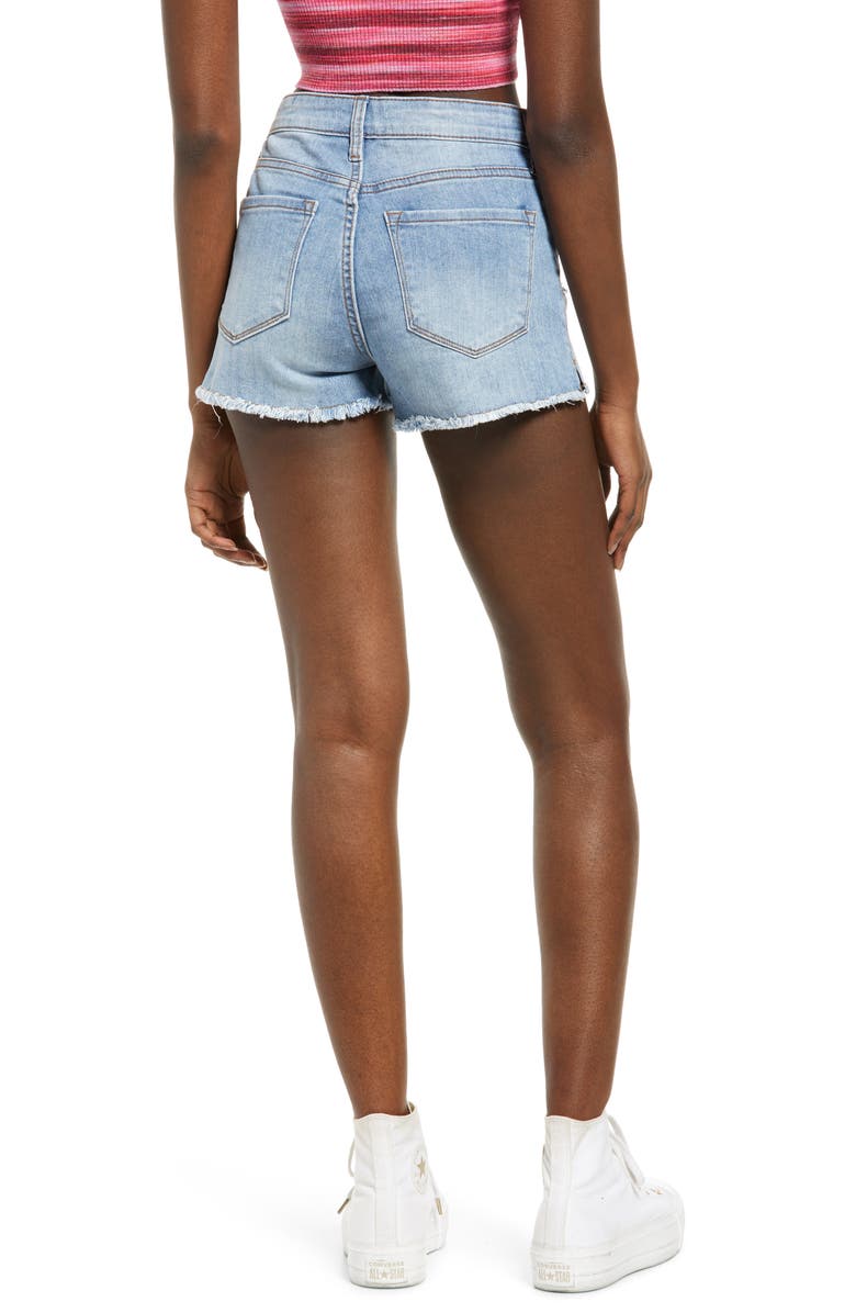 STS Blue Aubrey High Waist Cutoff Denim Shorts, Alternate, color, Rosarito Beach