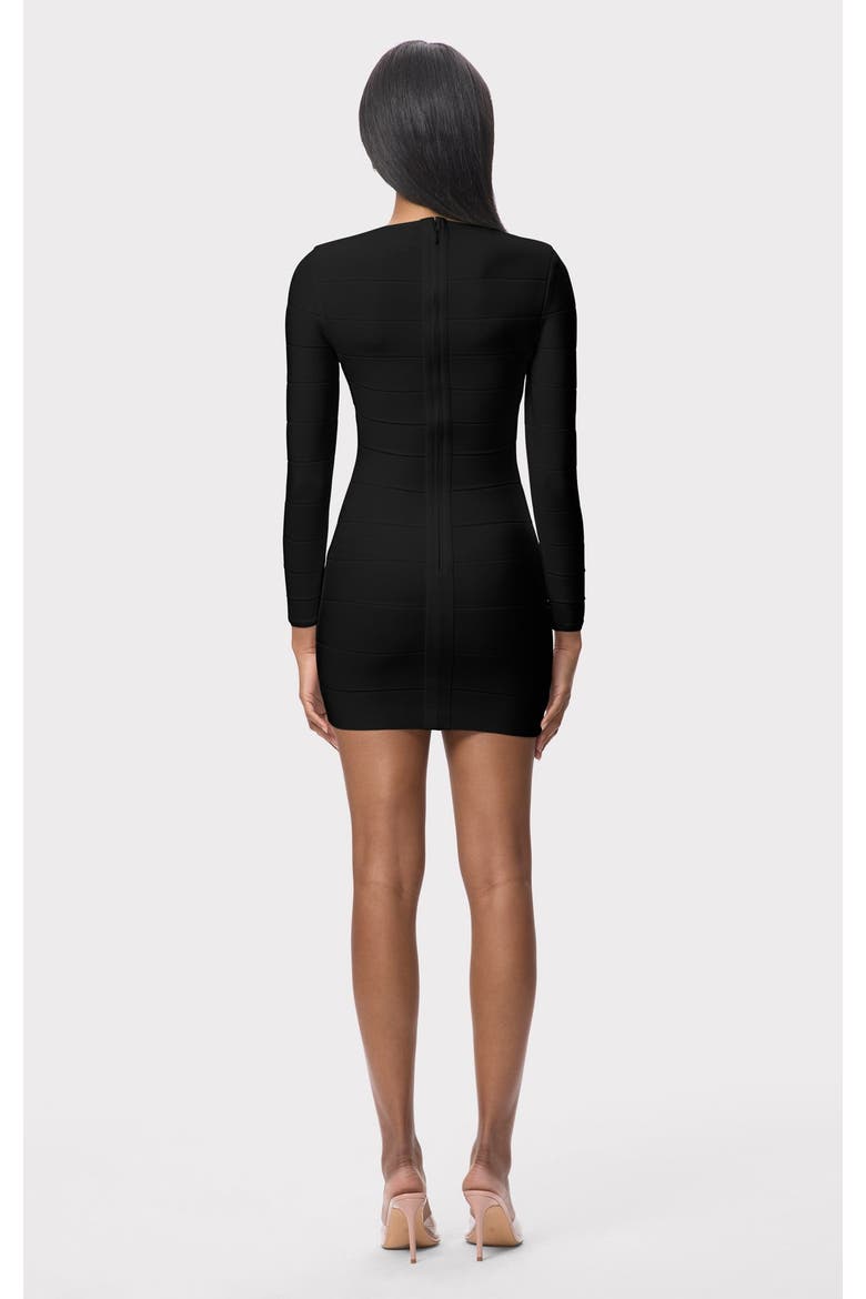 Icon Mini Sheath Dress, Alternate, color, BLACK