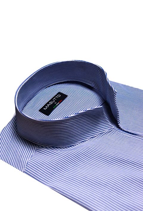 London Tulip Stand Up Collar Long Sleeve Shirt